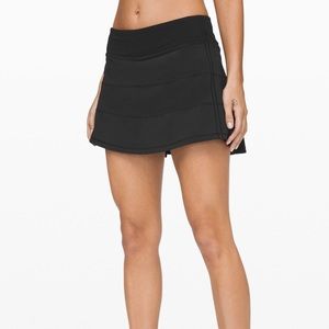 Lululemon Pace Rival Skirt size 8 Tall black